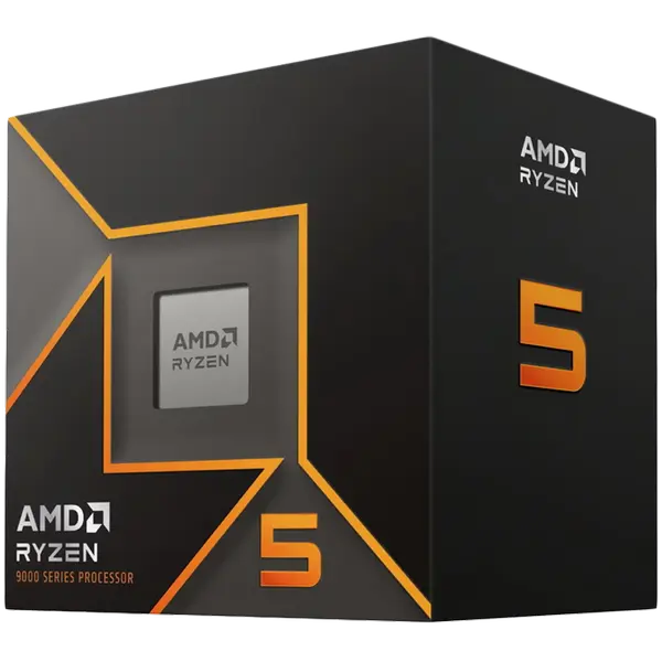 AMD CPU Desktop Ryzen 5 6/12T 9600 (5.2GHz,38MB,65W,AM5) box, with Wraith Stealth Cooler and Radeon Graphics - 100-100000718BOX