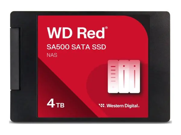 SSD WD Red 2,5" (6,4cm) 4TB SATA3 SA500 7mm -  (A)   - WDS400T2R0A (8 дни доставкa)