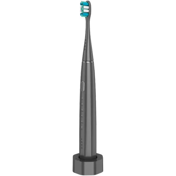 Wireless Tooth Brush, Grey, 3 Brush Heads, 1400mAh, Function: Soft, Clean, Massage - ADB0010G