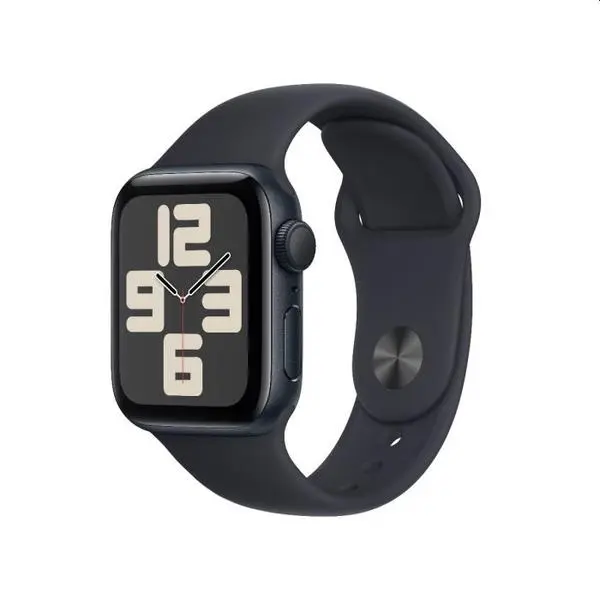 Apple Watch SE2 v2 GPS 40mm Midnight Alu Case w Midnight Sport Band - S/M - MR9X3QC/A