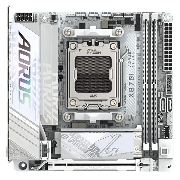 GIGABYTE X870I AORUS PRO ICE WIFI 7, Socket AM5 - X870I ITX