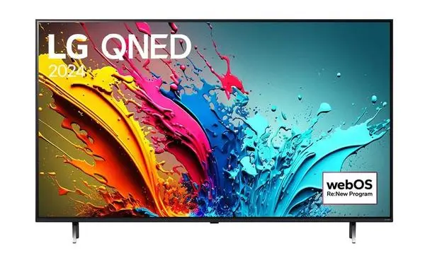 LG  65" 4K QNED HDR Smart TV, 3840x2160, DVB-T2/C/S2, Alpha 8 AI 4K Gen7, 120Hz, HDR 10 PRO, webOS 24 ThinQ - 65QNED86T3A