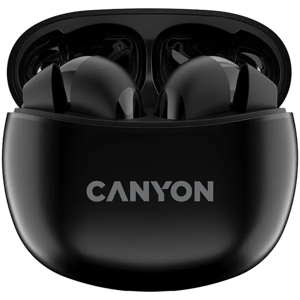 CANYON TWS-5, Bluetooth headset, with microphone, BT V5.3 JL 6983D4, Frequence Response:20Hz-20kHz - CNS-TWS5B