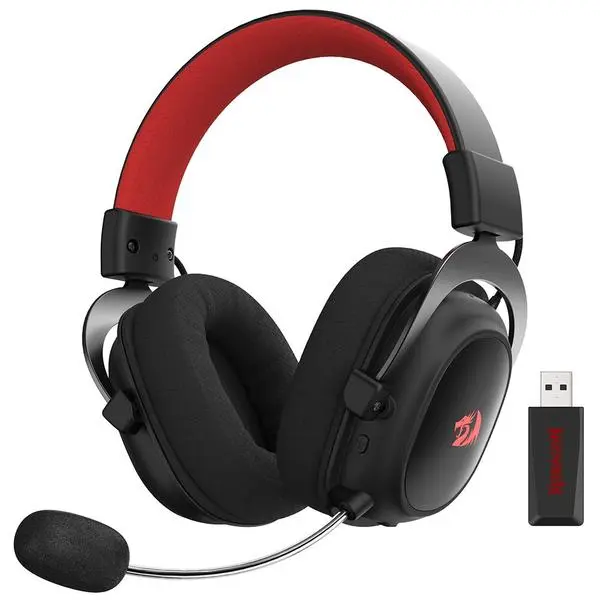 Безжични и Bluetooth геймърски слушалки Redragon ZeusX Pro 7.1 H510-PRO - черни (v)