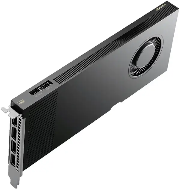 Видео карта PNY VCNRTX4000PRO-PB, RTX A4000 PRO 24GB GDDR7 - PNY-VCNRTX4000PRO-PB