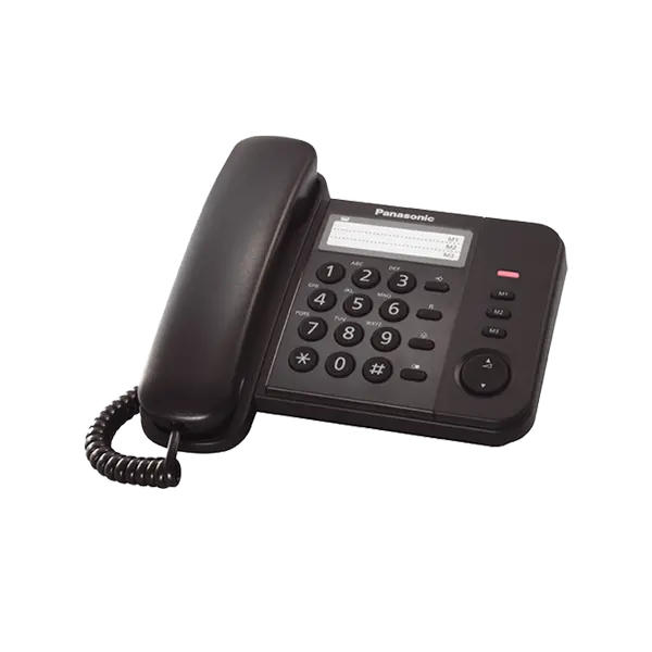 Стационарен телефон Panasonic KX-TS520 - черен