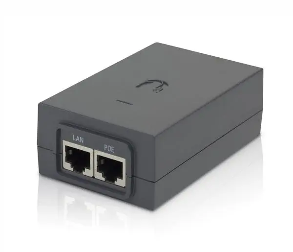 Ubiquiti POE-24-24W-G PoE Инжектор, Ubiquiti, POE-24-24W-G, 24VDC, Gbit, 24W