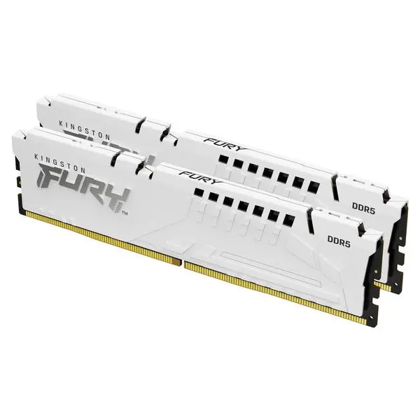 Kingston FURY Beast White 32GB(2x16GB) DDR5 6000MHz CL36 AMD EXPO, KF560C36BWEK2-32 -  KF560C36BWEK2-32