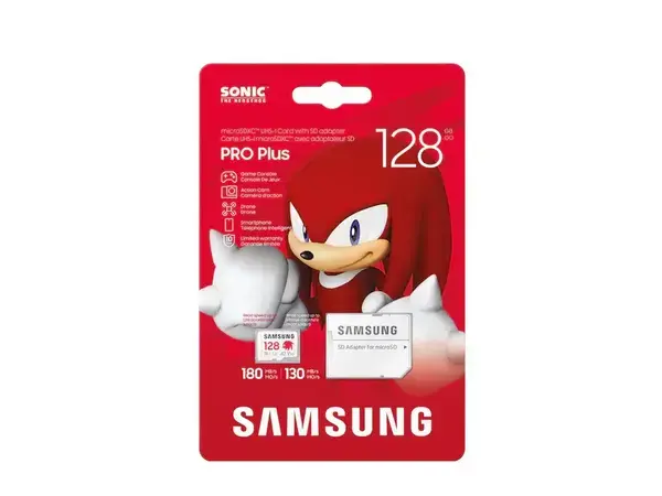 Samsung SONIC PRO PLUS, microSDXC, UHS-I, 128GB, Адаптер, SAM-SDM-MD128SA-LC1