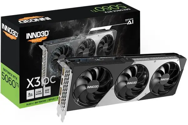 Inno3D GeForce RTX 5060 Ti 8GB GDDR7 X3 OC - N506T3-08D7X-193075L