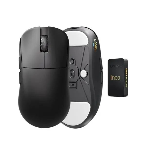 Lamzu Lamzu професионална геймърска мишка INCA 8K Wireless Mouse Black - LAMZU-INCA-BK
