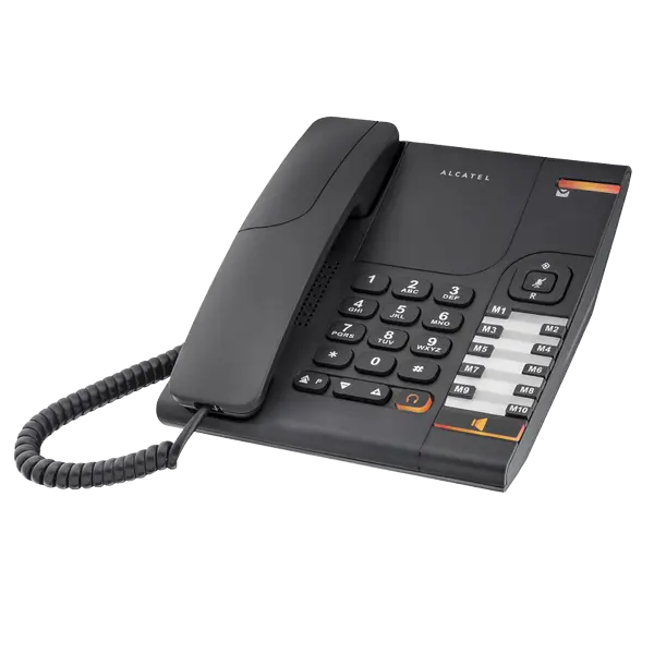 Стационарен телефон Alcatel Temporis 380 - черен