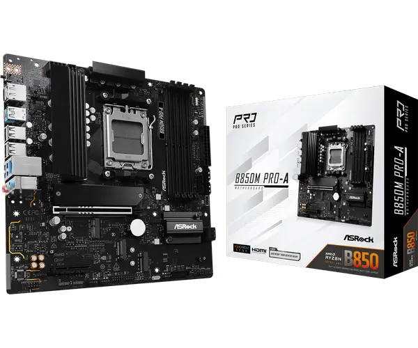 Дънна платка ASROCK B850M PRO-A /AM5 - 70765