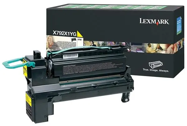 Lexmark X792X1YG X792 Yellow Return Programme 20K Print Cartridge - X792X1YG