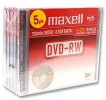 Maxell DVD-RW 4.7GB slim case