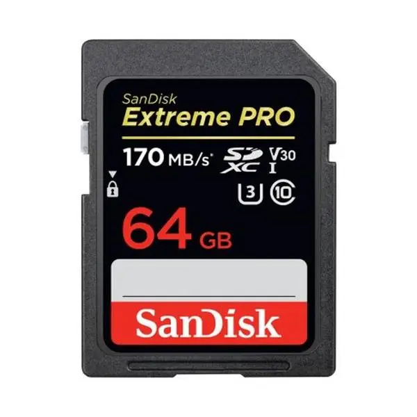 SanDisk Extreme Pro SDXC Card 64GB SDSDXXY-064G-GN4IN