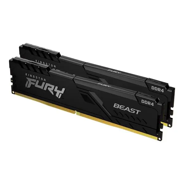 Kingston FURY Beast Black 16GB(2x8GB) DDR4 3200MHz KF432C16BBK2/16 -  KF432C16BBK2/16