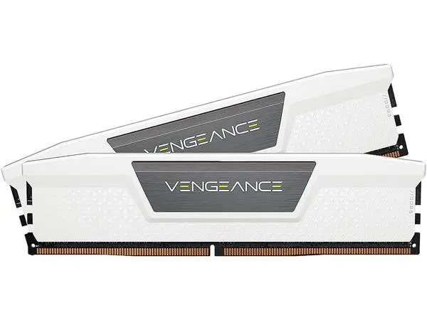 Corsair Vengeance White, 32GB (2x16GB) DDR5 DRAM, 6000MHz, CL36, CMK32GX5M2E6000C36W -  CMK32GX5M2E6000C36W