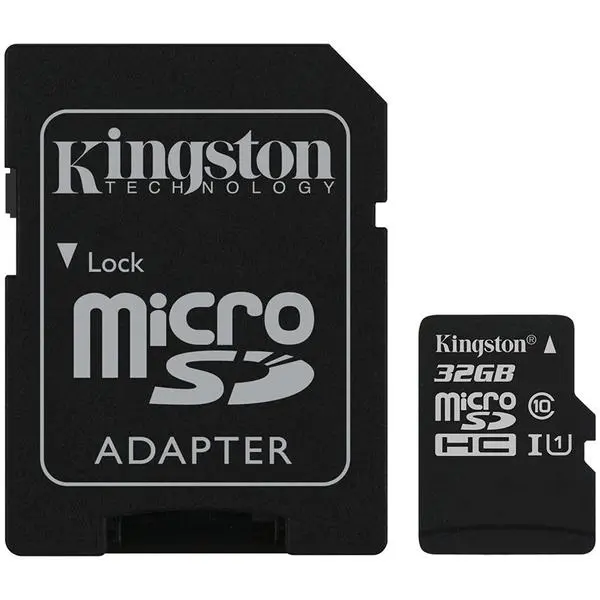 Kingston 32GB microSDHC Canvas Select Plus 100R A1 C10 Card + ADP EAN: 740617298680 - SDCS2/32GB