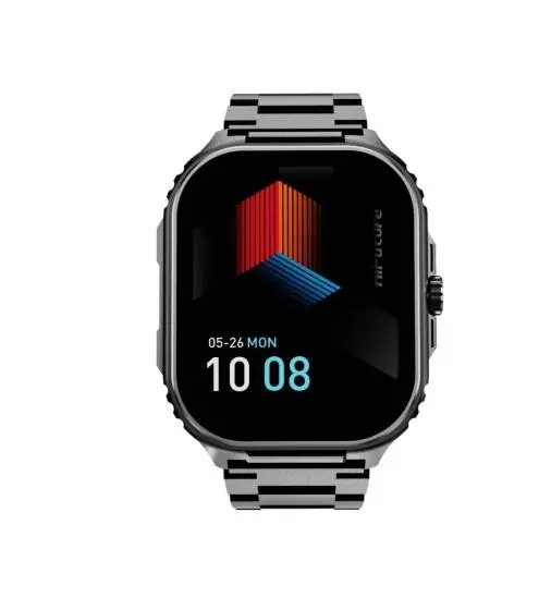 HiFuture Ultra 3 Pro Black, 2.04" IPS, 368x448, Bluetooth Call, IP68 Waterproof, 24/7 True Heart Rate & Blood Oxygen Sensor, Up to 7 days daily use, 100+ Sports Mode - 6972576181848