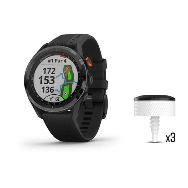 Garmin Approach S62 - Approach S62 Bundle,Черен с CT10 - 010-02200-02