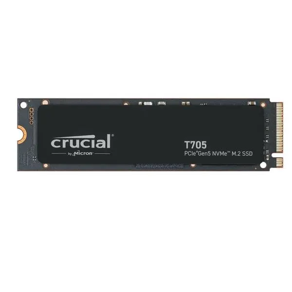 SSD 1TB Crucial T705, NVMe, M.2 (2280), скорост на четене до 13600MB/s, скорост на запис до 10200MB/s, CT1000T705SSD3