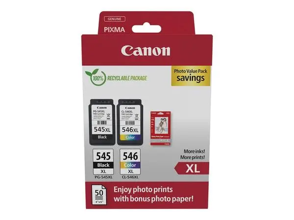 CANON PG-545XL/CL-546XL Ink Cartridge PHOTO VALUE BL - 8286B011