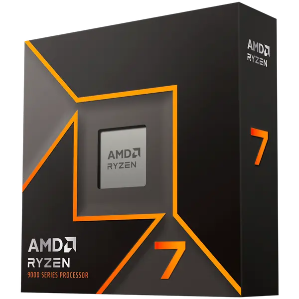 AMD CPU Desktop Ryzen 7 8/16T 9700X (3.8GHz/5.5GHz,40MB,65W,AM5) box, with Radeon Graphics - 100-100001404WOF