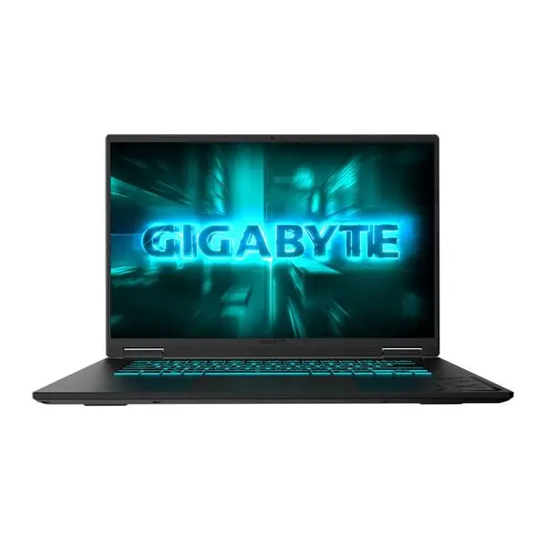 Лаптоп Gigabyte Gaming A16 3VH (3VHK3EE893SD), осемядрен AMD Ryzen 7 260 3.8/5.1GHz, 16" (40.64cm) WUXGA IPS 165Hz Anti-Glare Display & GF RTX 5060 8GB (HDMI), 16GB DDR5, 512GB SSD, 1x USB 4.0 Type-C, No OS