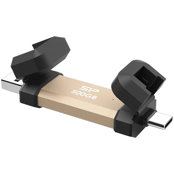 Silicon Power UC3S72 500GB, USB3.2 Gen2,DS72,Gold - SP500GBUC3S72VPG