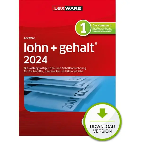Lexware Lohn+Gehalt 2024 - 1 Device, ABO - ESD-Download ESD -  (К)  - 09002-2040 (8 дни доставкa)
