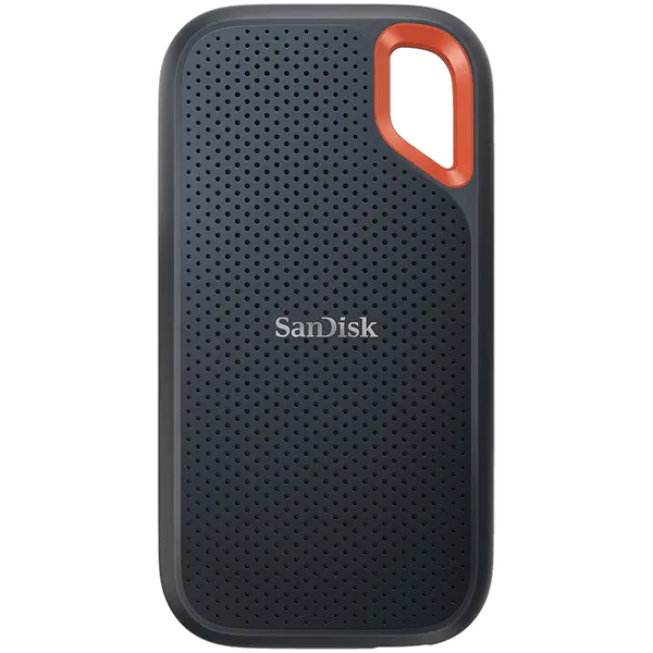 SanDisk Extreme 2TB Portable SSD - up to 1050MB/s Read and 1000MB/s Write Speeds, USB 3.2 Gen 2, 2-meter drop protection and IP55 resistance, EAN: 619659184674 - SDSSDE61-2T00-G25