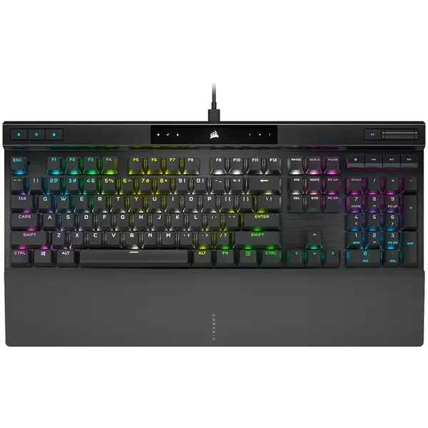 CORSAIR K70 RGB PRO Mechanical, Backlit RGB LED, CHERRY MX Red, Black - CH-9109410-NA