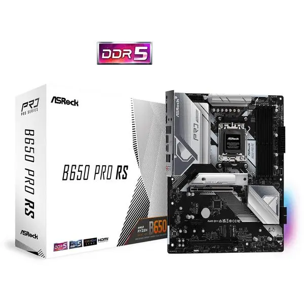 AM5 ASRock B650 Pro RS DDR5 -  (К)  - 90-MXBL10-A0UAYZ (8 дни доставкa)