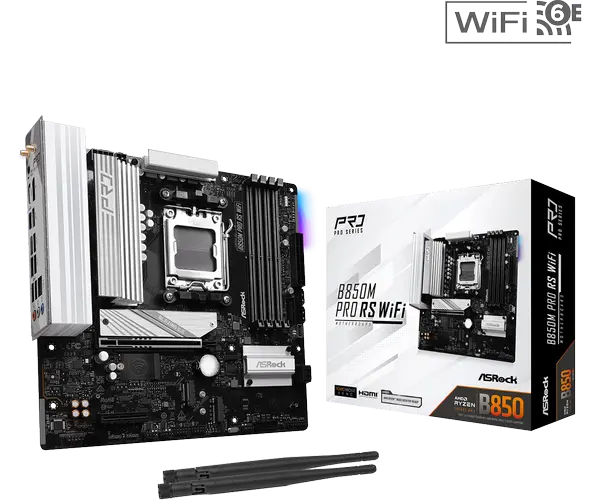 Дънна платка ASROCK B850M PRO RS WIFI - 70881