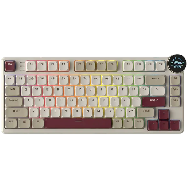 ROYAL KLUDGE RK N80 Rosy Clouds Gaming Keyboard Red switch - RK-N80-ROSYCLD-REDSW-US