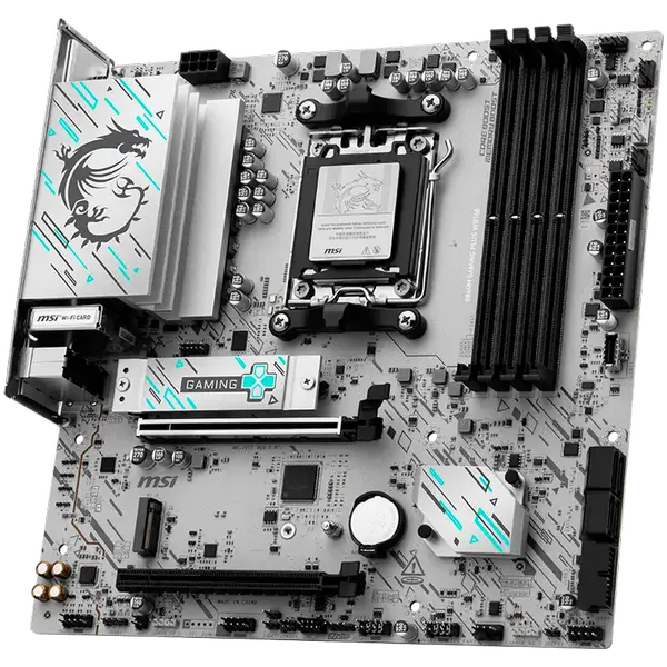 MSI B840M GAMING PLUS WIFI6E, mATX, Socket AM5, 4x DDR5 Dual Channel DDR5 up to 8000(OC)MHz - B840M_GAMING_PLUS_WIFI6E