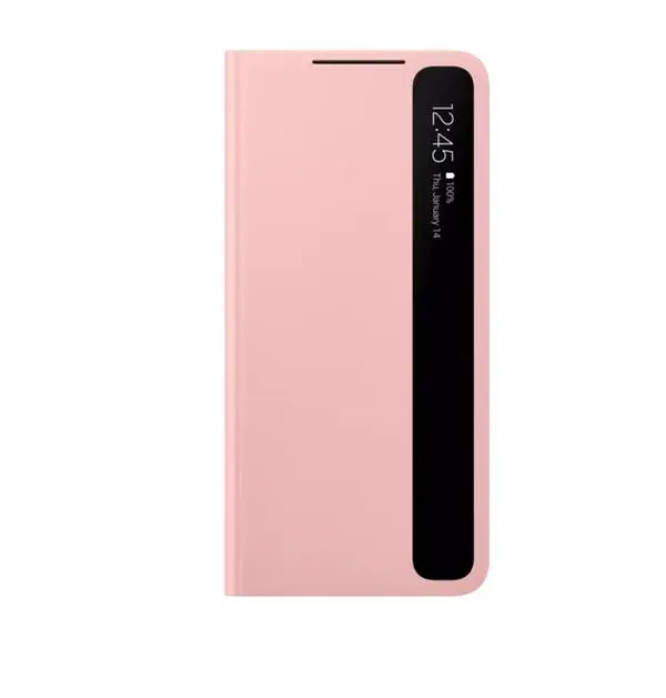 Samsung S21+ Smart Clear View Cover Pink EF-ZG996CPEGEE