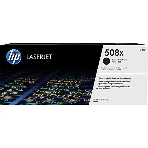 HP 508X High Yield Black Original LaserJet Toner Cartridge (CF360X) - CF360X