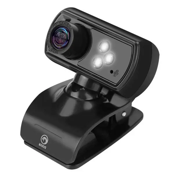 Уеб камера Web Camera USB - MPC01 - 1080p, LED, Audio - MARVO-MPC01