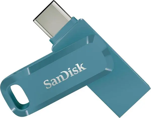 SanDisk  диаметър лаш памет 256Gb Ultra Drive Go USB-C Type-C, BLUE, SD-USB-DDDC3-256G-G46NBB