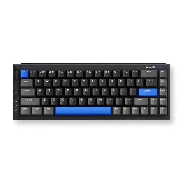 MCHOSE геймърска механична клавиатура Gaming Mechanical Keyboard Ace 68 Turbo - 16K, Mount Tai Magnetic Switch GT [Tactile] (English US), Black (HW-ACE68TURBO-5)