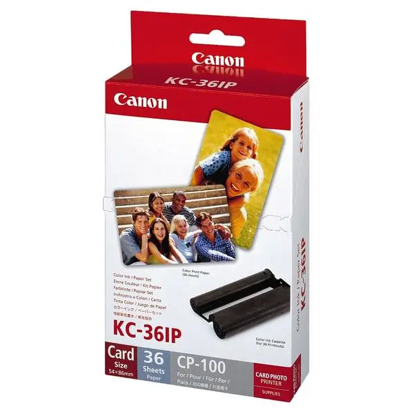 Canon Color Ink/Paper set KC-36IP (Credit card size) 36 sheets - 7739A001AH