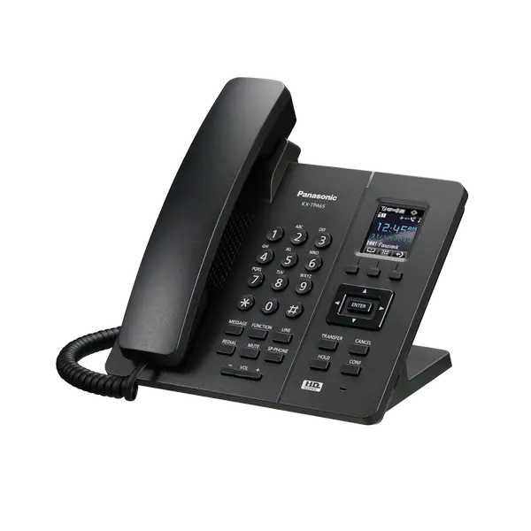 Безжичен телефон Panasonic KX-TPА65 - черен