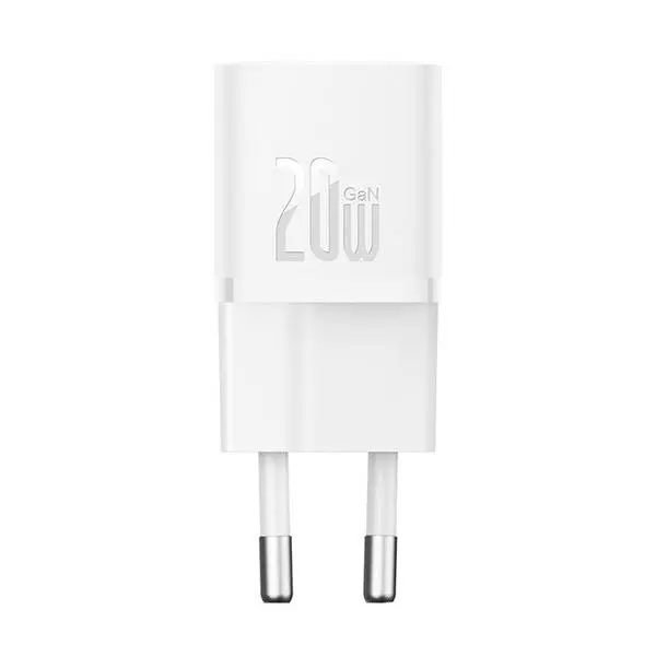 Зарядно устройство Baseus GaN5 20W мини USB-C, 20W CCGN050102 - бяло (v)