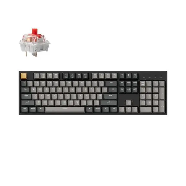 Геймърска Механична клавиатура Keychron C2 Pro QMK/VIA Full-Size Hot-Swappable Keychron K Pro Red Switch RGB Backlight - KEYCHRON-KEY-C2P-M1: Ревю