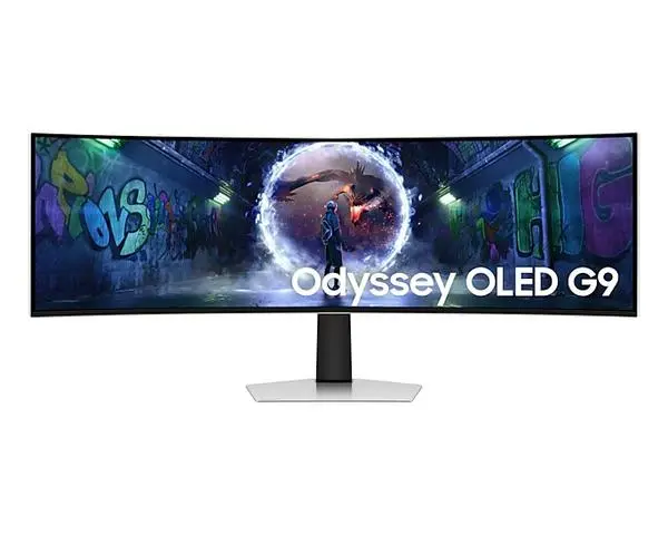 Samsung LS49CG934, 49" Odyssey G9 GAMING, Curved OLED, 1800R, 240Hz, Smart. 32:9, 5120 x 1440, 250 cd/m2 - LS49DG934SUXEN