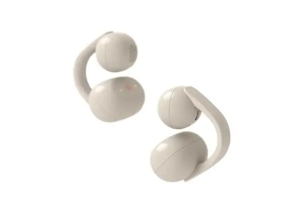 Sony LinkBuds Clip WF-LC900 TWS Open-ear Earbuds , greige - WFLC900C.CE7