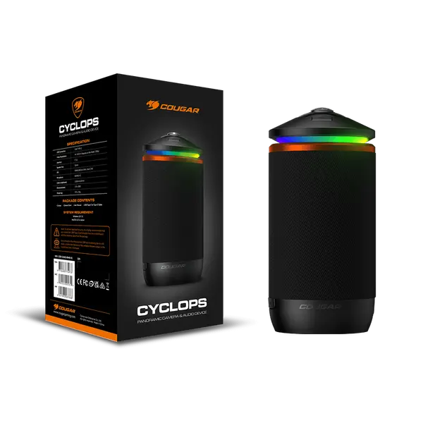 Фотоапарат COUGAR, CYCLOPS AIO -  (A)   - CGR-CAM3-RWB-01 (8 дни доставкa)