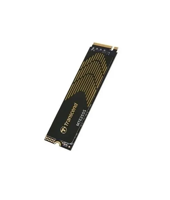 Transcend 1TB, M.2 2280, PCIe Gen4x4, NVMe, 3D NAND, DRAM-less (Graphene Heatsink) - TS1TMTE255S - (P)